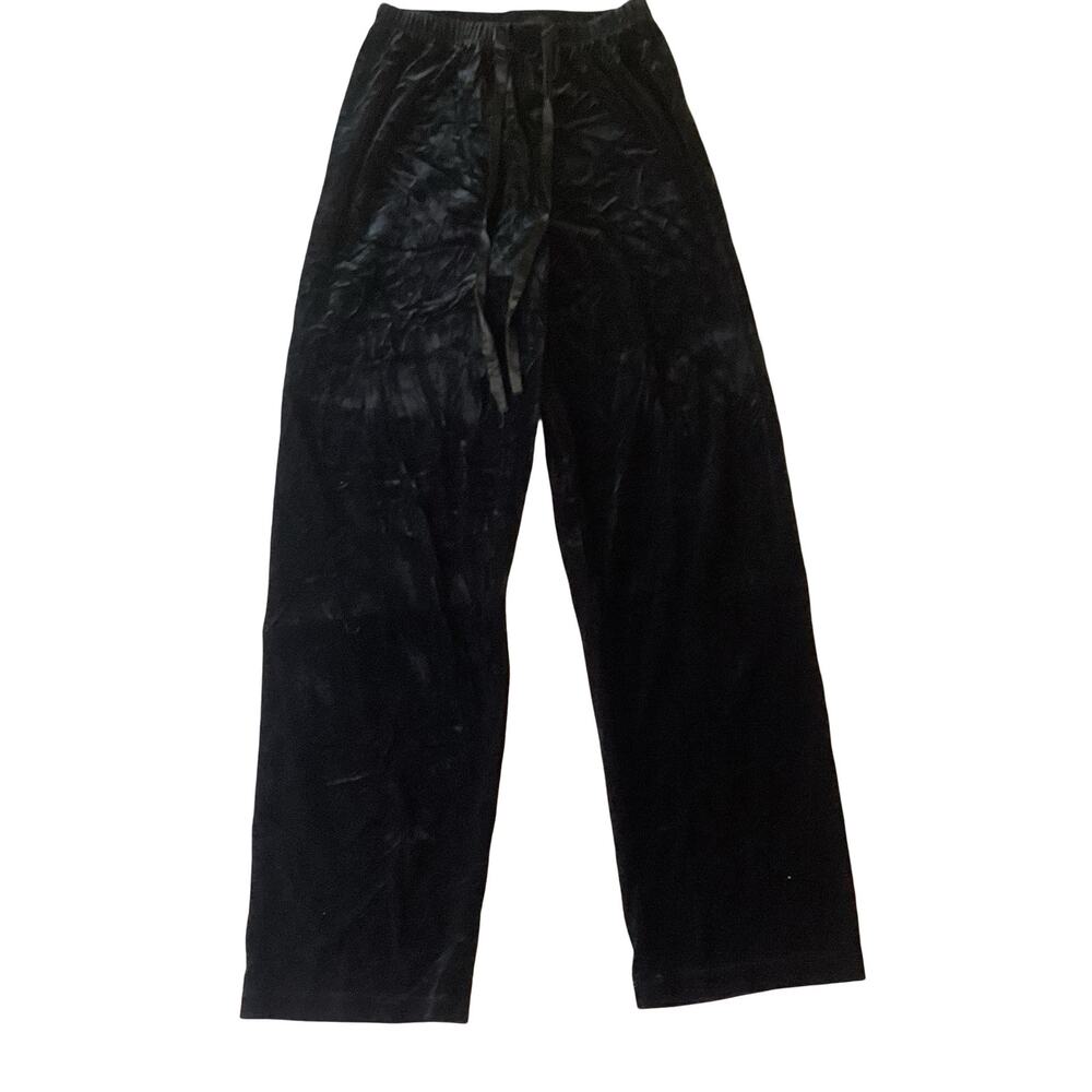 My Michelle Black Velvet Pants